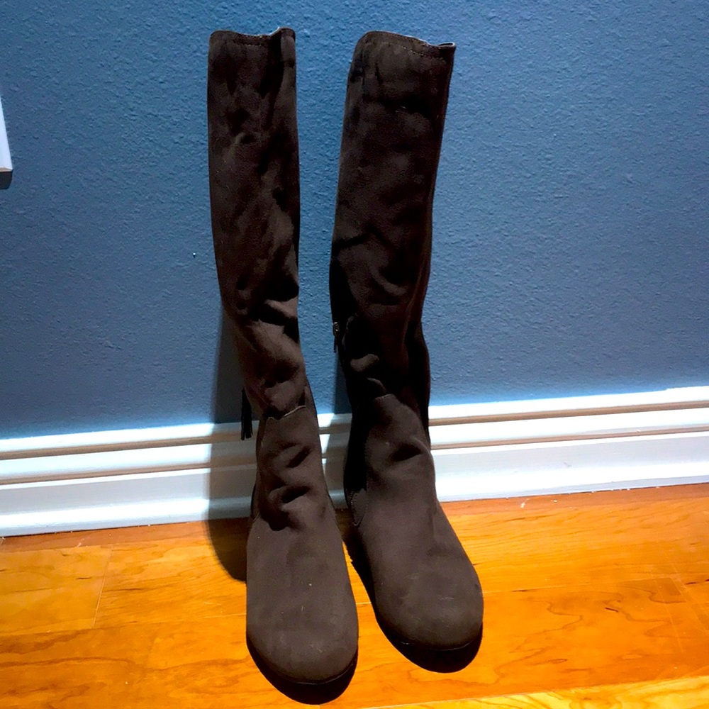 Sale! 20% off Knee High Brown Lace Up Boots